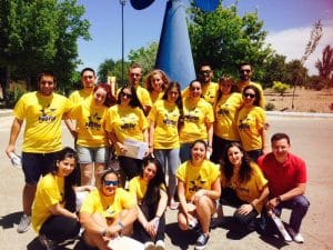 Campo de trabajo de los voluntarios de PROYDE en BASIDA