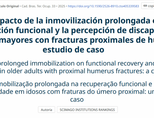 Inmovilización Prolongada tras Fractura de Húmero Aumenta la Discapacidad Percibida en Mayores, según estudio de TO