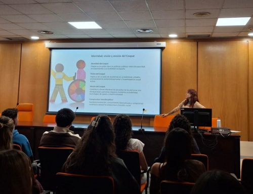 El alumnado de 4.º de Terapia Ocupacional visita el CEAPAT para conocer productos de apoyo y técnicas de transferencia